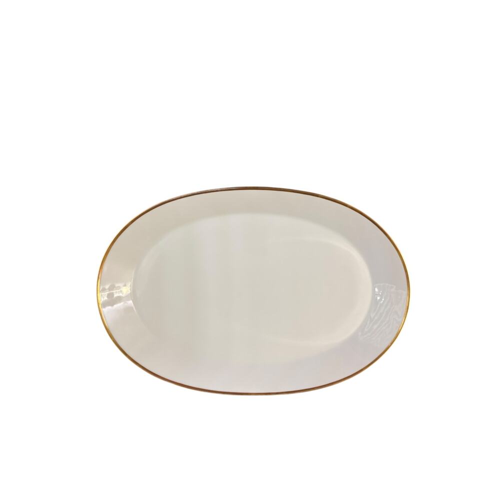 Vintage 1970 Hutschenreuther Noblesse 17" Serving Platter – Gold Trim